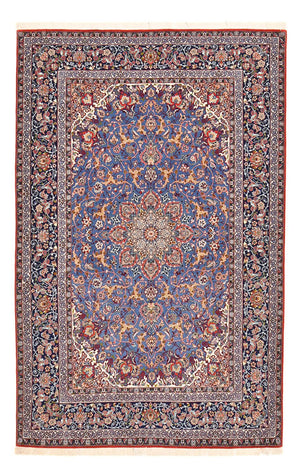 Dywan perski - Isfahan - Premium - 245 x 154 cm - niebieski