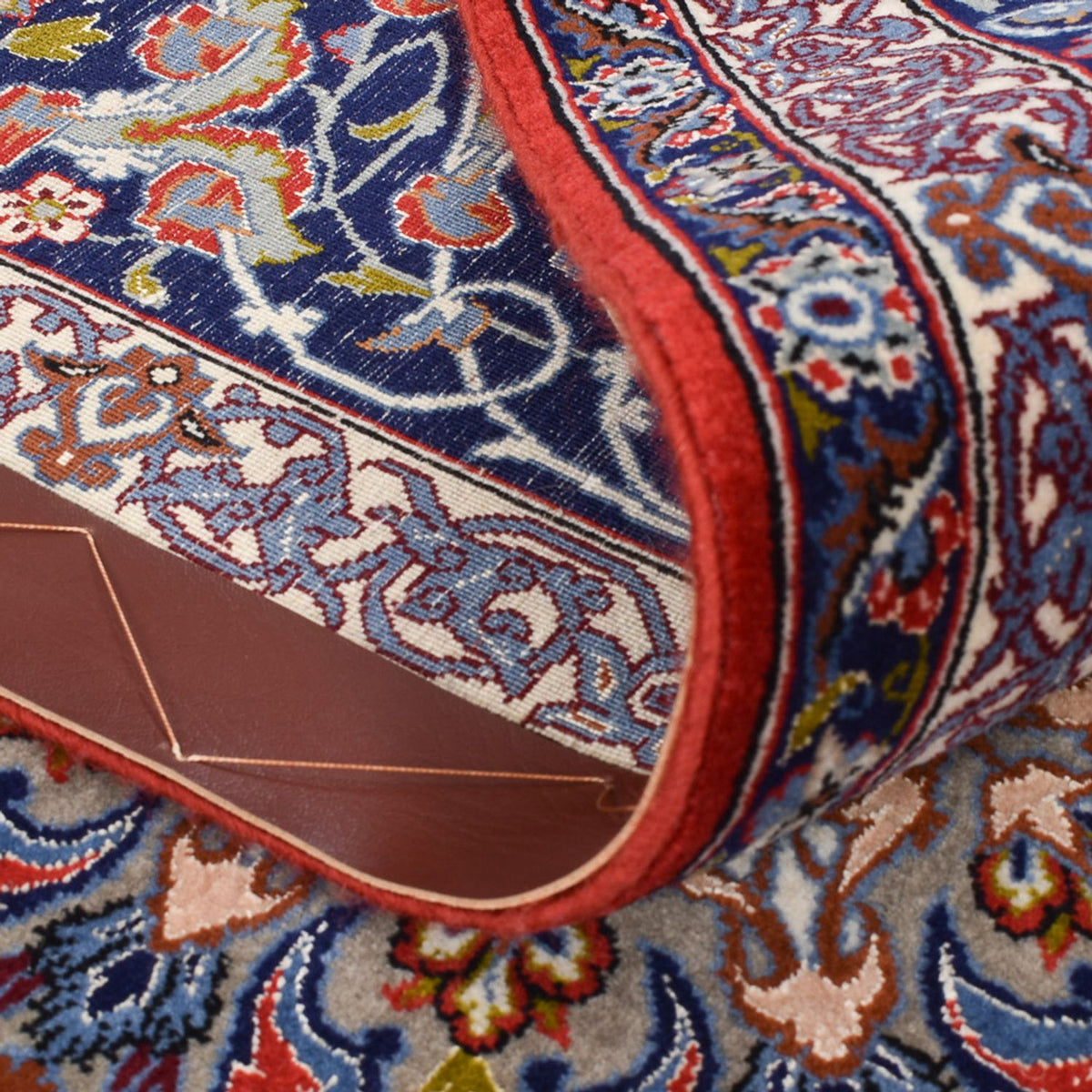Dywan perski - Isfahan - Premium - 245 x 154 cm - niebieski