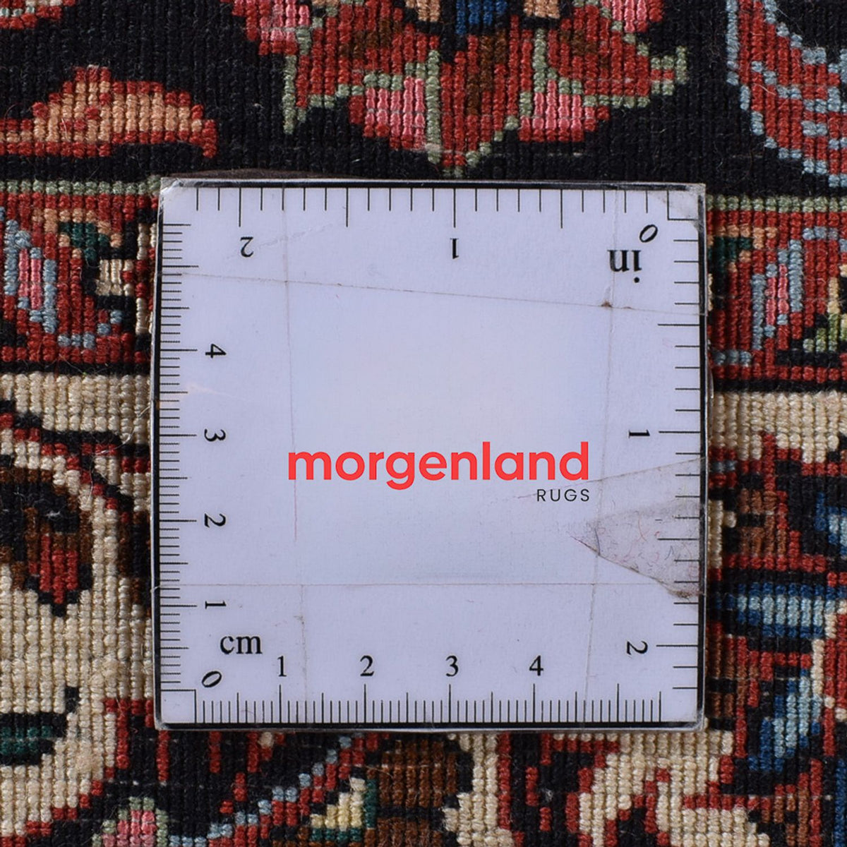 Dywan perski - Bijar - 490 x 350 cm - bordowa czerwień