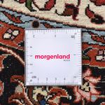 Dywan perski - Bijar okrągły  - 150 x 150 cm - czerwony