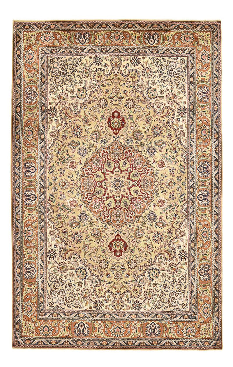 Dywan perski - Tabriz - Królewski - 316 x 203 cm - piaskowy