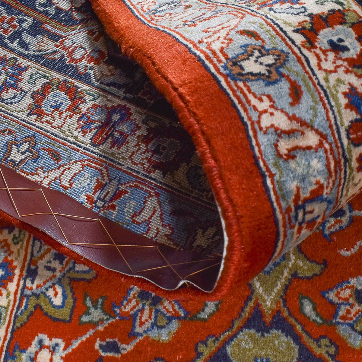 Dywan perski - Keshan - 352 x 251 cm - ciemny beż