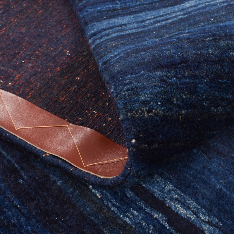 Dywan Gabbeh - Loribaft Perski - 195 x 158 cm - ciemnoniebieski