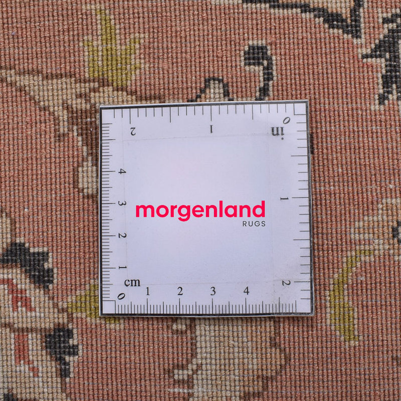 Dywan perski - Tabriz - Premium okrągły  - 310 x 310 cm - beżowy