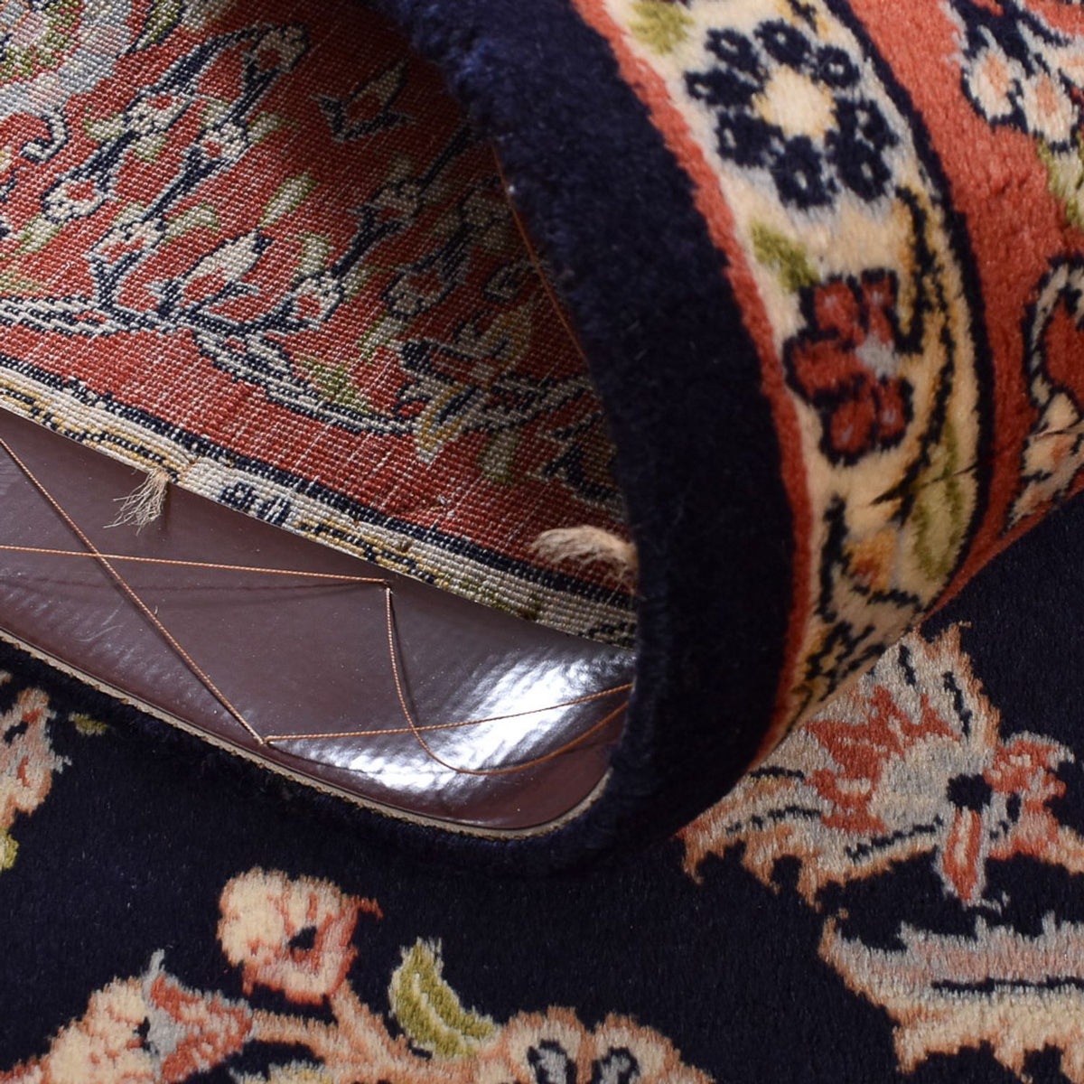 Dywan perski - Klasyczny - 203 x 142 cm - ciemnoniebieski