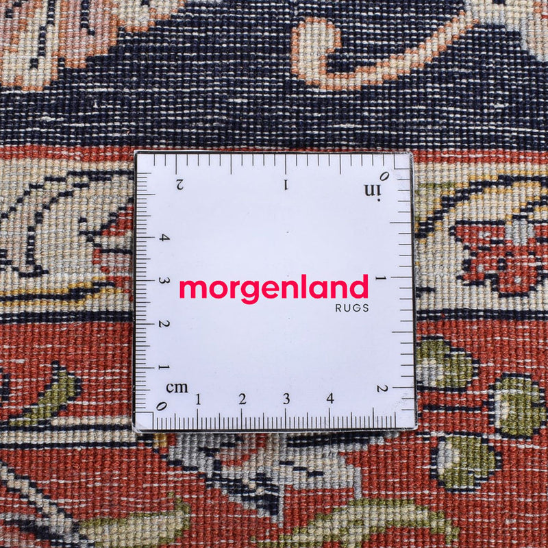 Dywan perski - Klasyczny - 203 x 142 cm - ciemnoniebieski