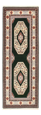 Biegacz Dywan perski - Tabriz - Królewski - 202 x 74 cm - ciemnoniebieski