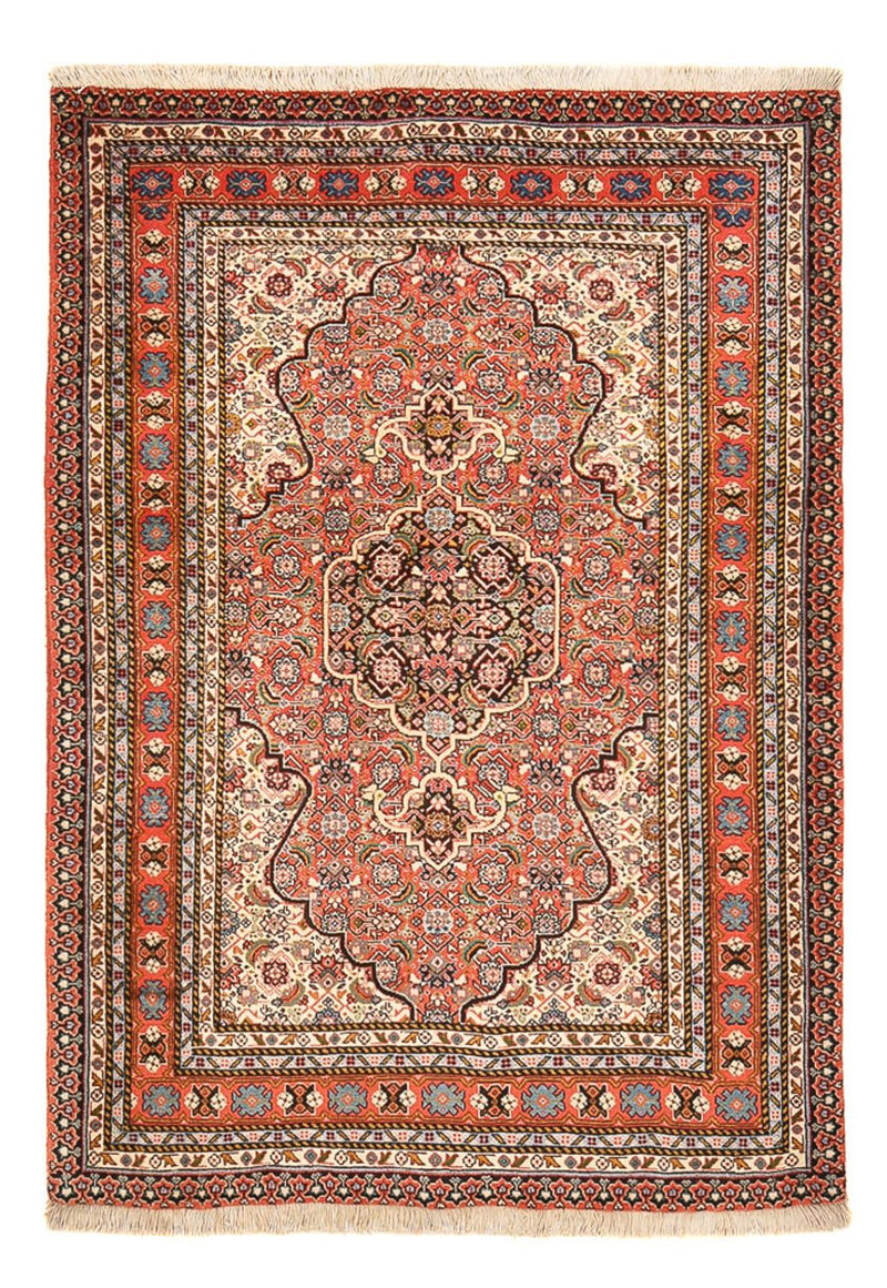 Dywan perski - Tabriz - 156 x 110 cm - jasna czerwień