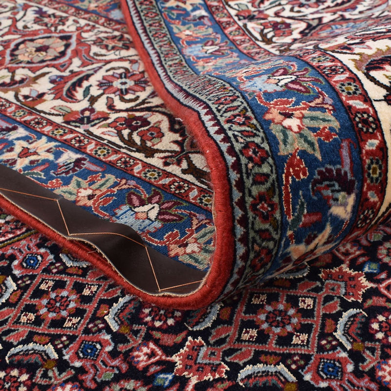 Dywan perski - Bijar - 410 x 304 cm - bordowa czerwień