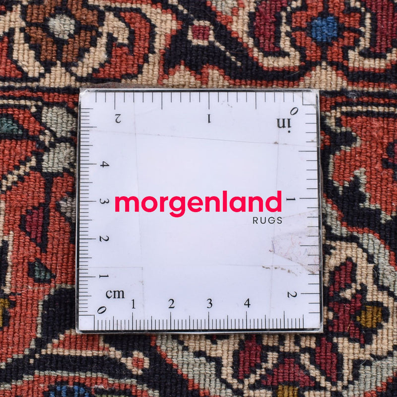 Dywan perski - Bijar kwadratowy  - 204 x 203 cm - rdza