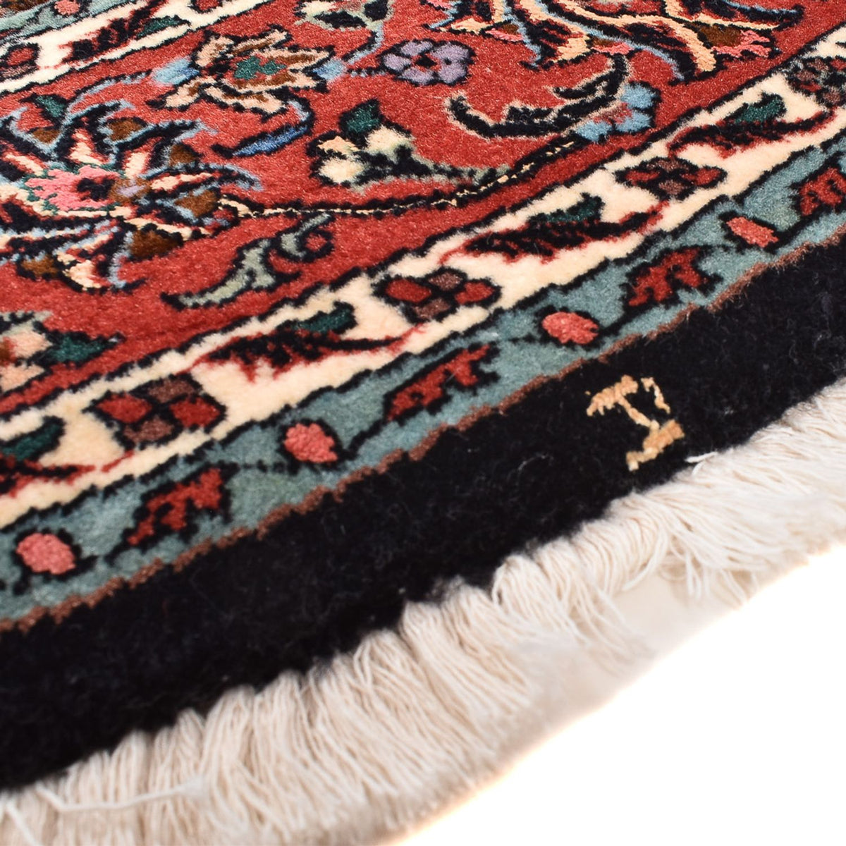 Dywan perski - Bijar okrągły  - 150 x 150 cm - rdza