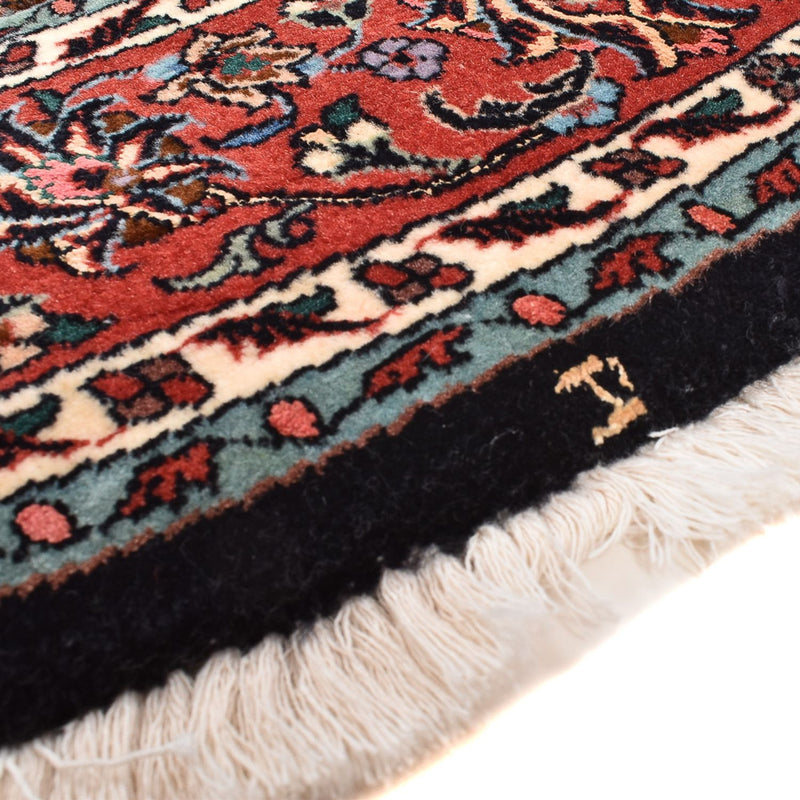 Dywan perski - Bijar okrągły  - 150 x 150 cm - rdza