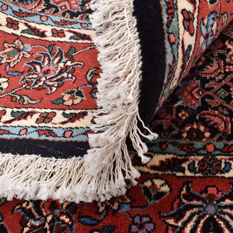 Dywan perski - Bijar okrągły  - 150 x 150 cm - rdza