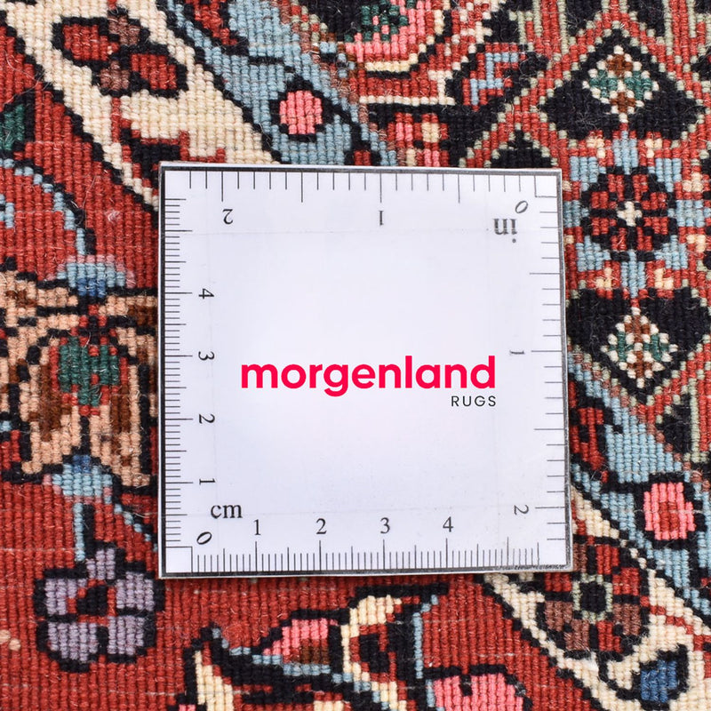 Dywan perski - Bijar okrągły  - 150 x 150 cm - rdza