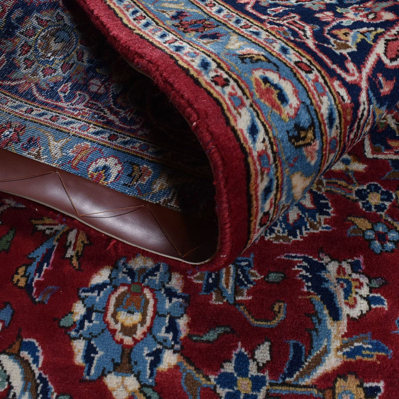 Dywan perski - Keshan - 314 x 198 cm - ciemna czerwień