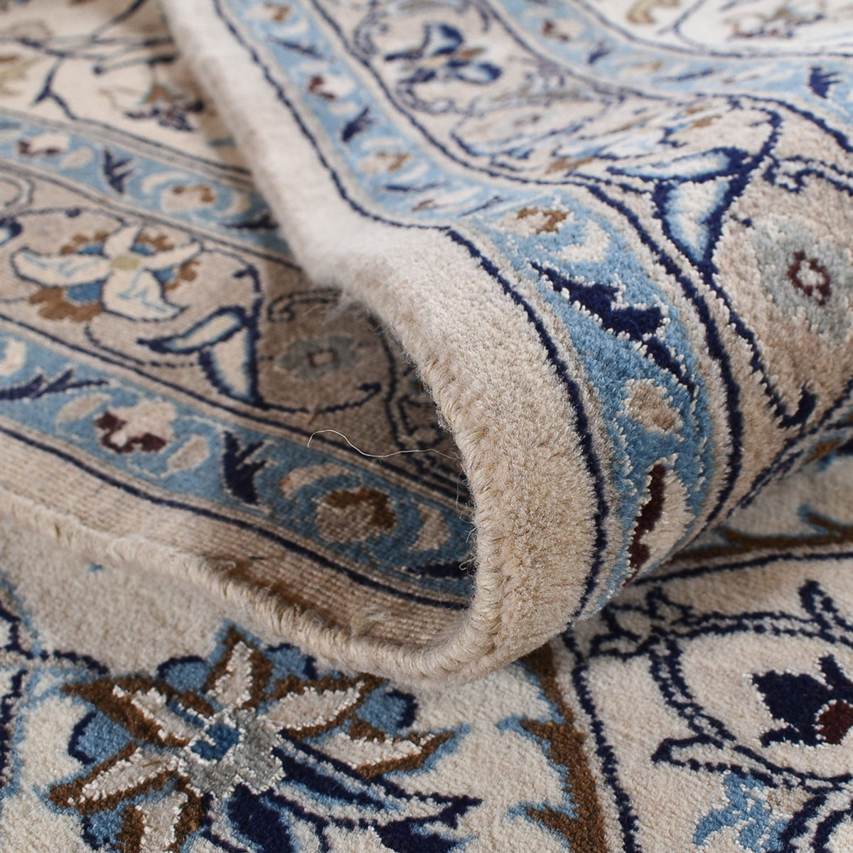 Dywan perski - Nain - Królewski - 404 x 390 cm - kremowy