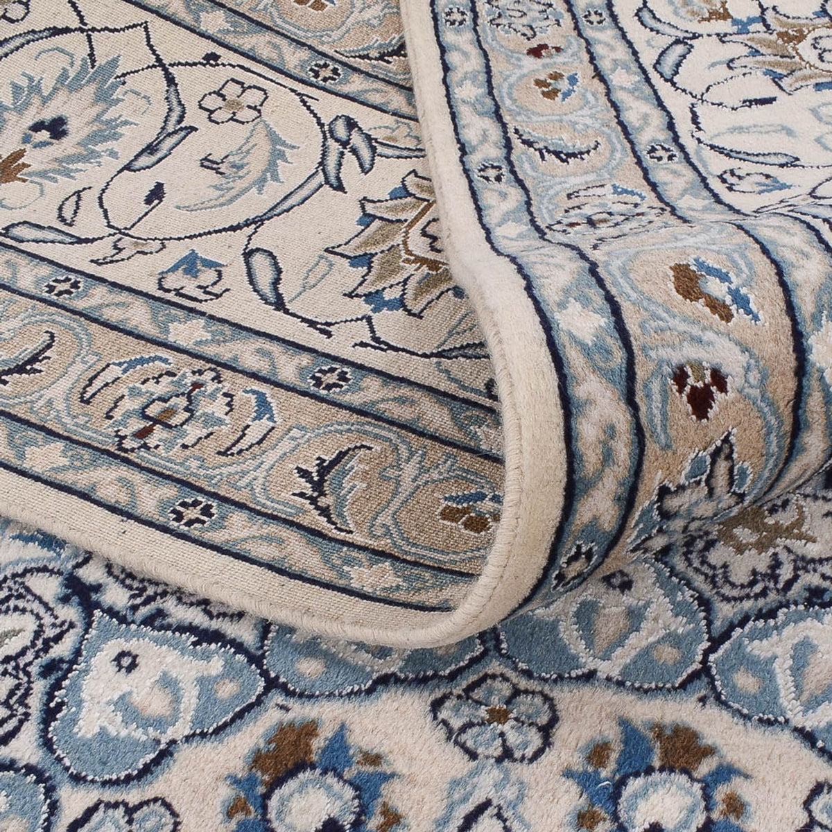 Dywan perski - Nain - 410 x 294 cm - ciemnoniebieski