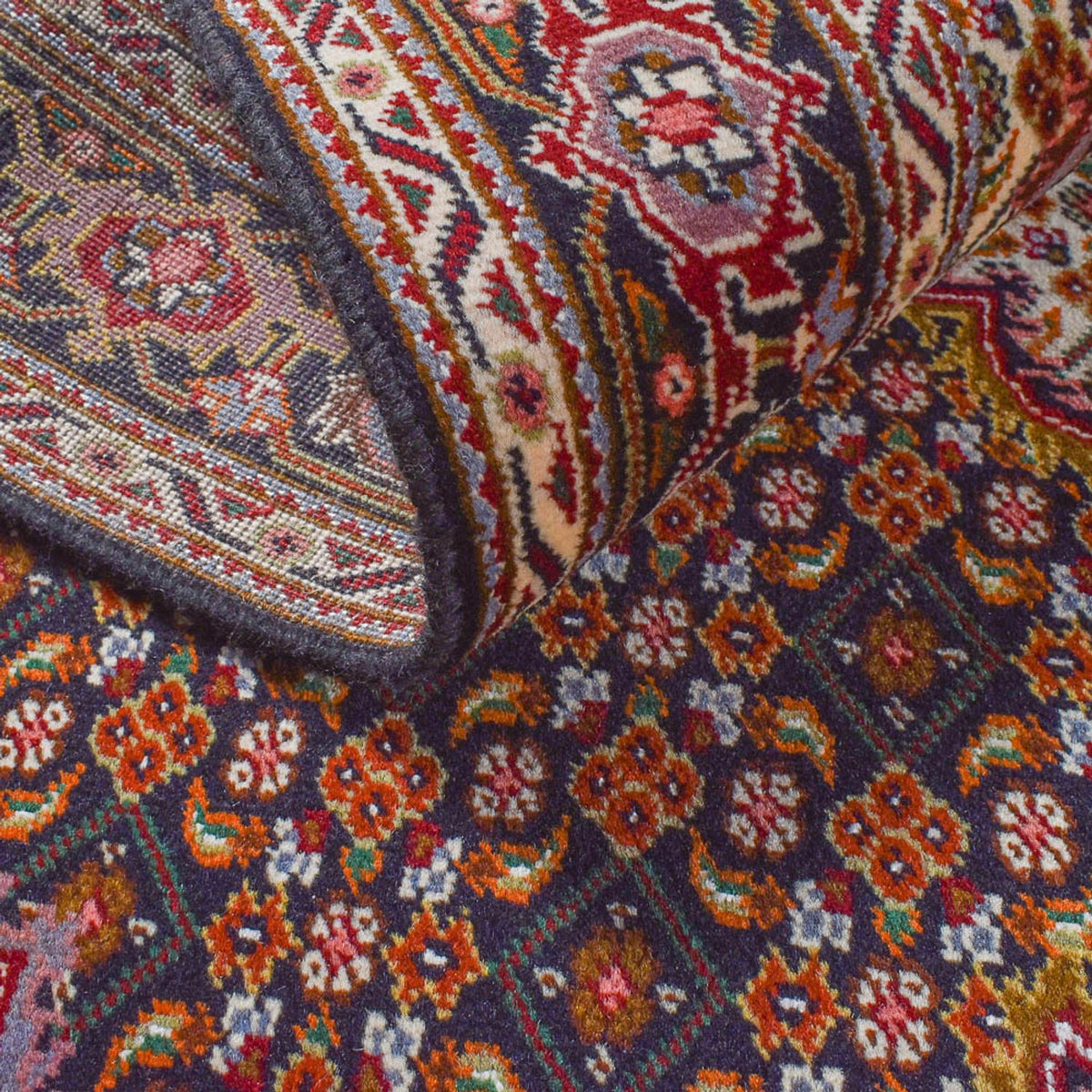 Dywan perski - Tabriz - Królewski - 201 x 150 cm - brązowy