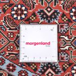 Dywan perski - Bijar okrągły  - 150 x 150 cm - ciemna czerwień