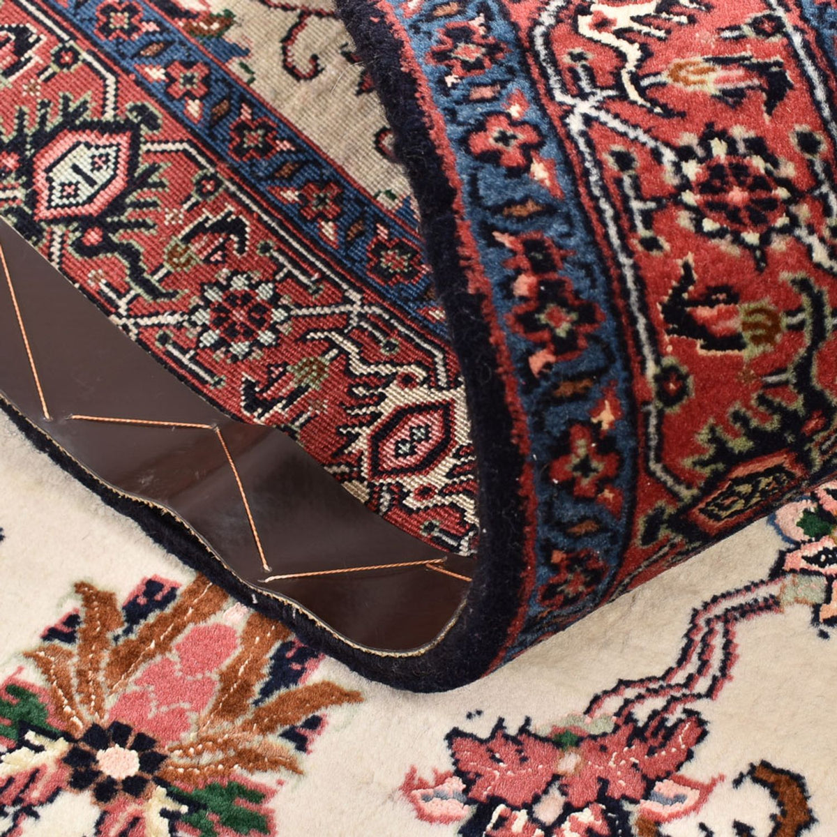 Dywan perski - Bijar - 138 x 79 cm - kremowy