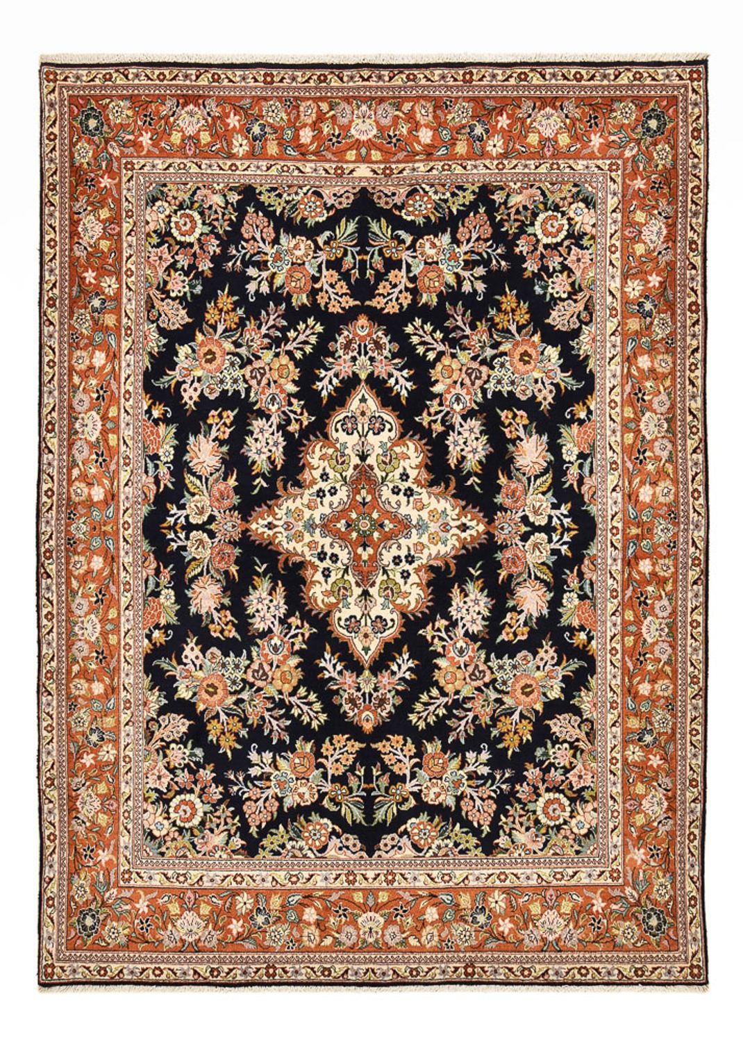 Dywan perski - Klasyczny - 240 x 175 cm - ciemnoniebieski