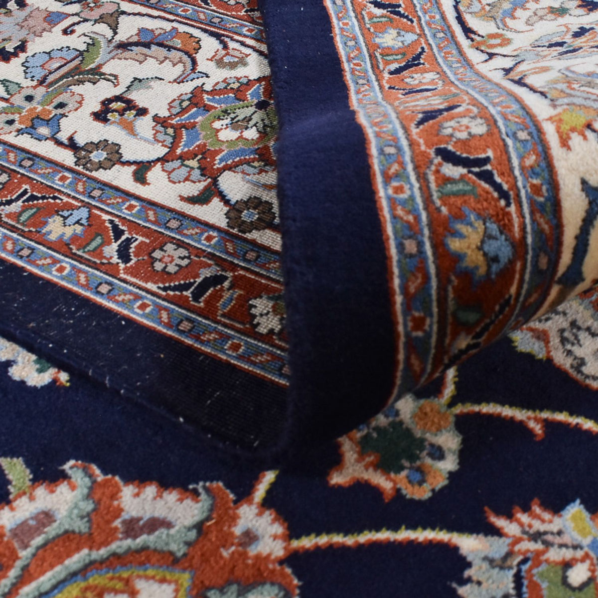 Dywan perski - Klasyczny - Royal - 341 x 252 cm - ciemnoniebieski