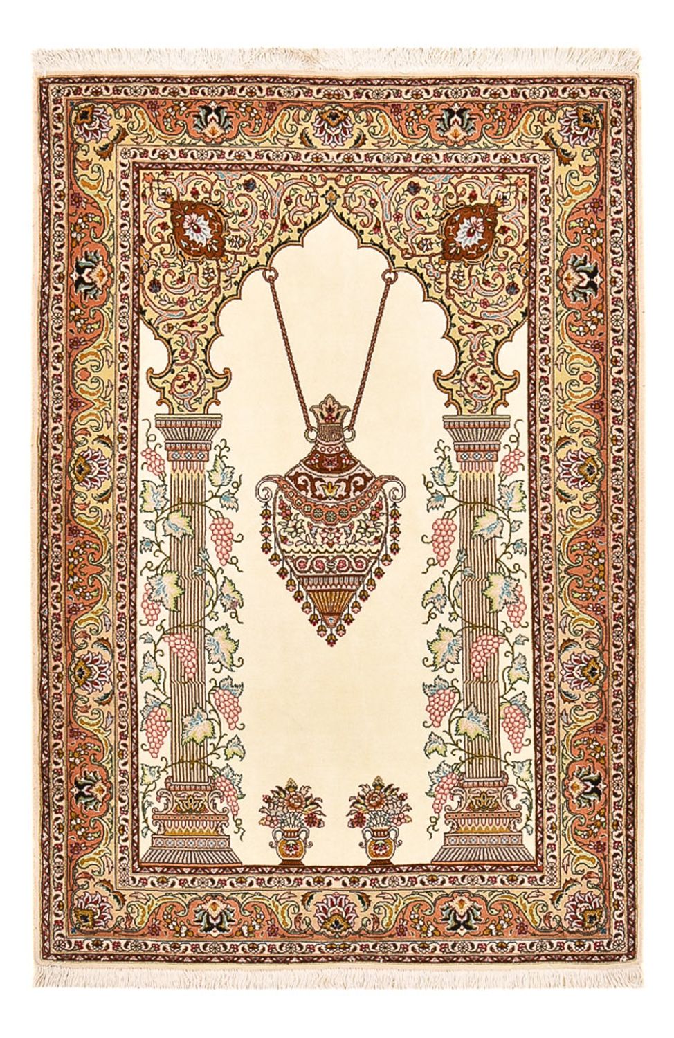Dywan perski - Tabriz - Królewski - 160 x 102 cm - wielokolorowy