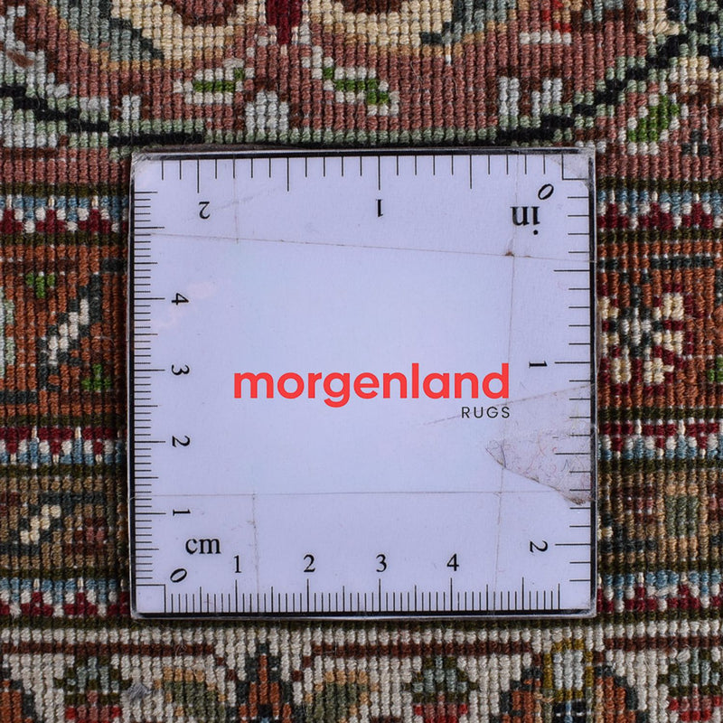 Dywan perski - Tabriz - Królewski - 500 x 356 cm - ciemny beż