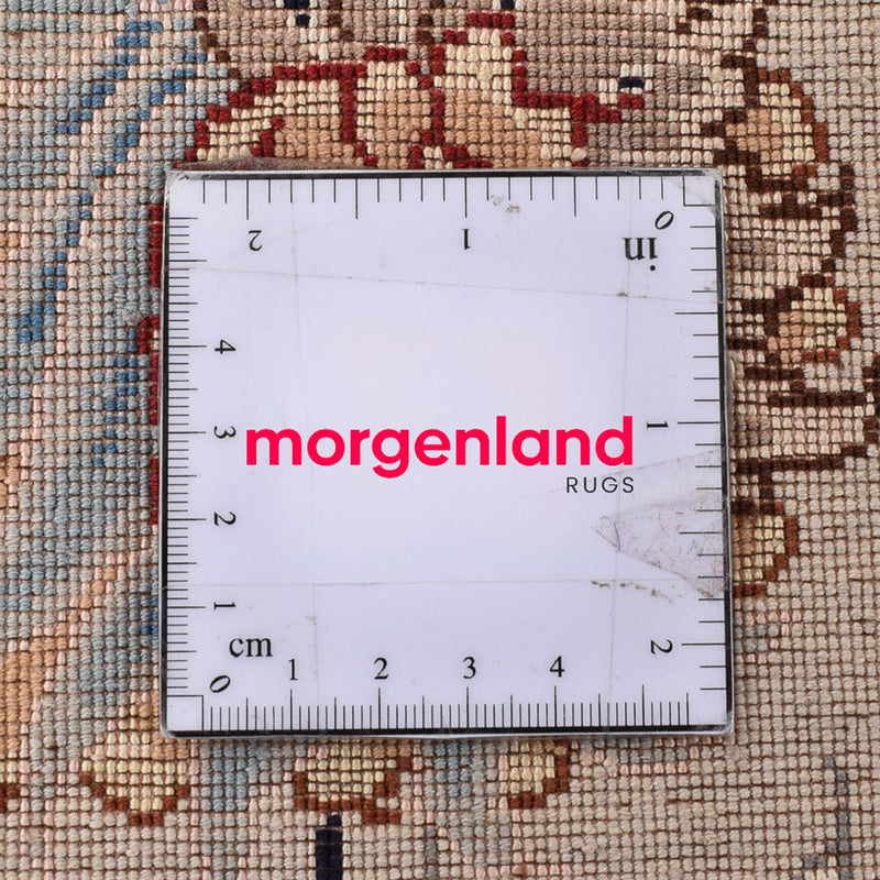 Dywan perski - Tabriz - Królewski - 367 x 258 cm - ciemny beż