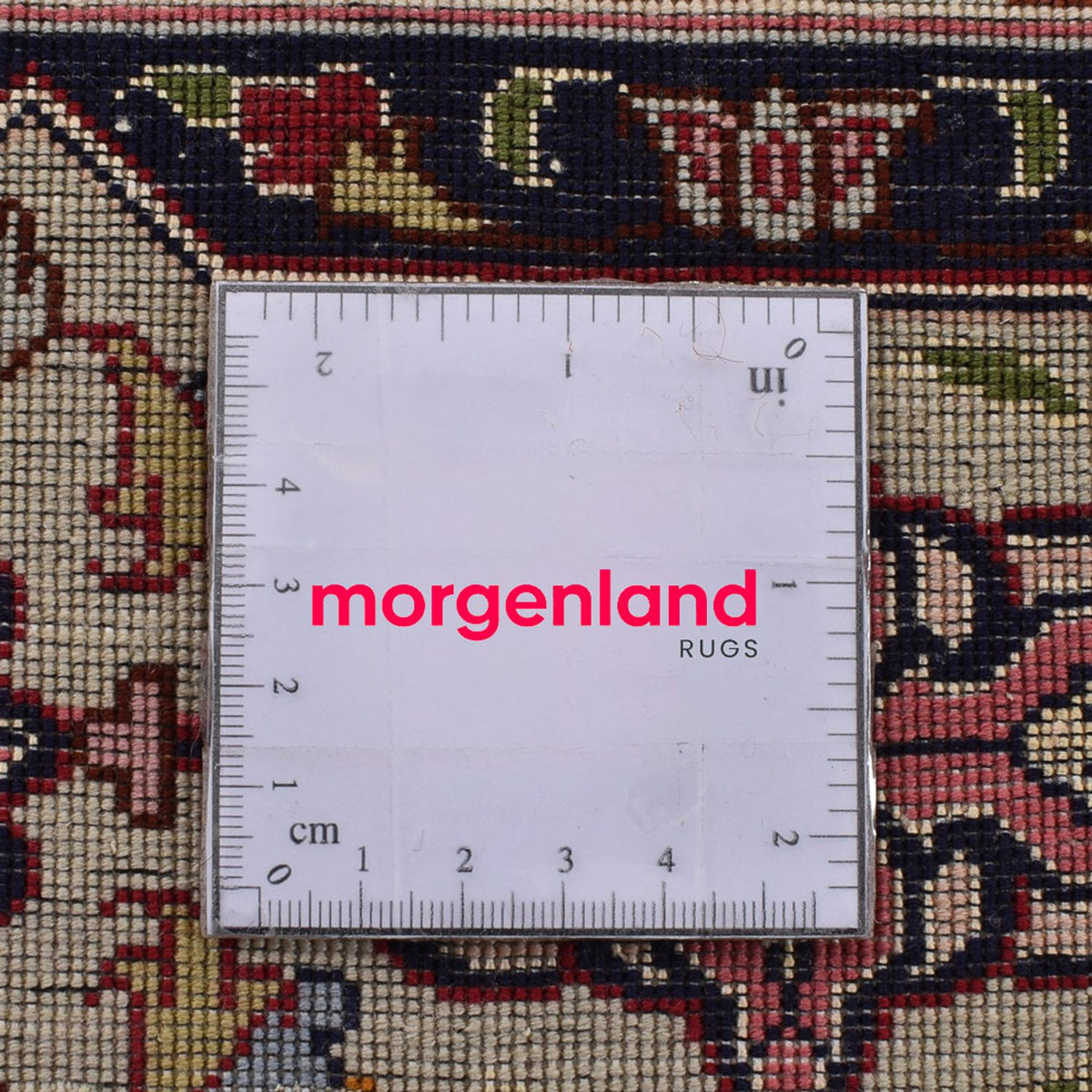 Dywan perski - Tabriz - Królewski - 250 x 208 cm - ciemny beż