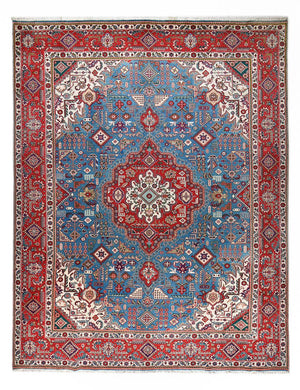 Dywan perski - Tabriz - Królewski - 400 x 312 cm - niebieski
