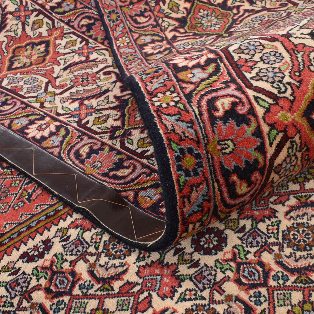 Dywan perski - Bijar - 400 x 292 cm - bordowa czerwień