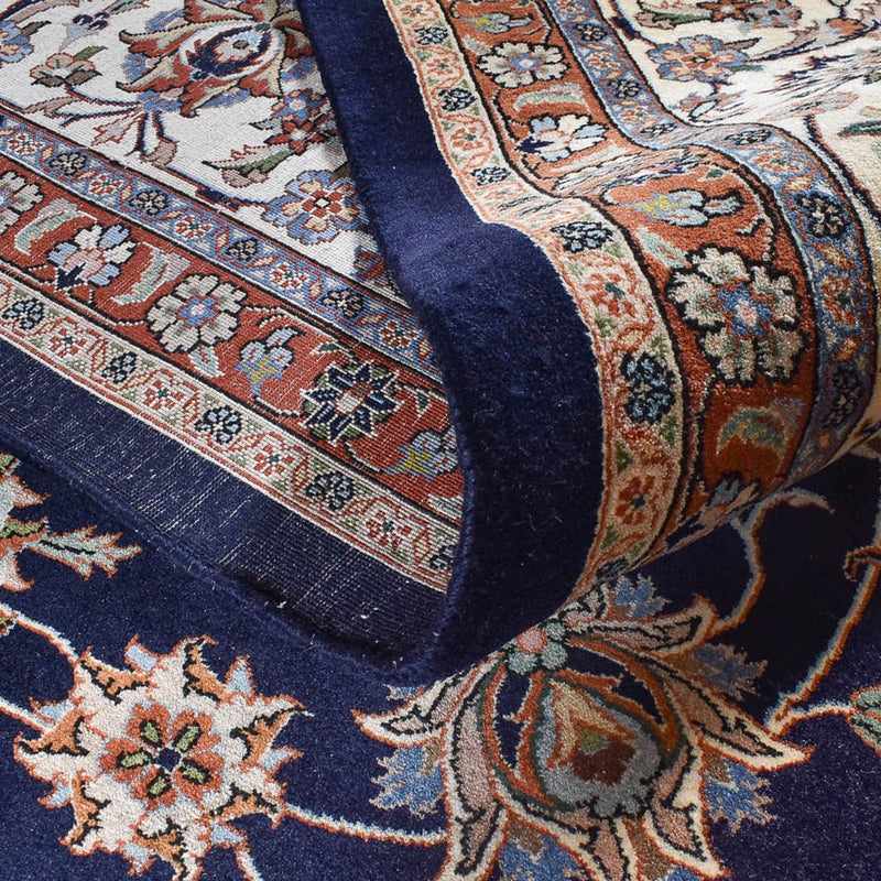 Dywan perski - Klasyczny - Royal - 384 x 304 cm - ciemnoniebieski