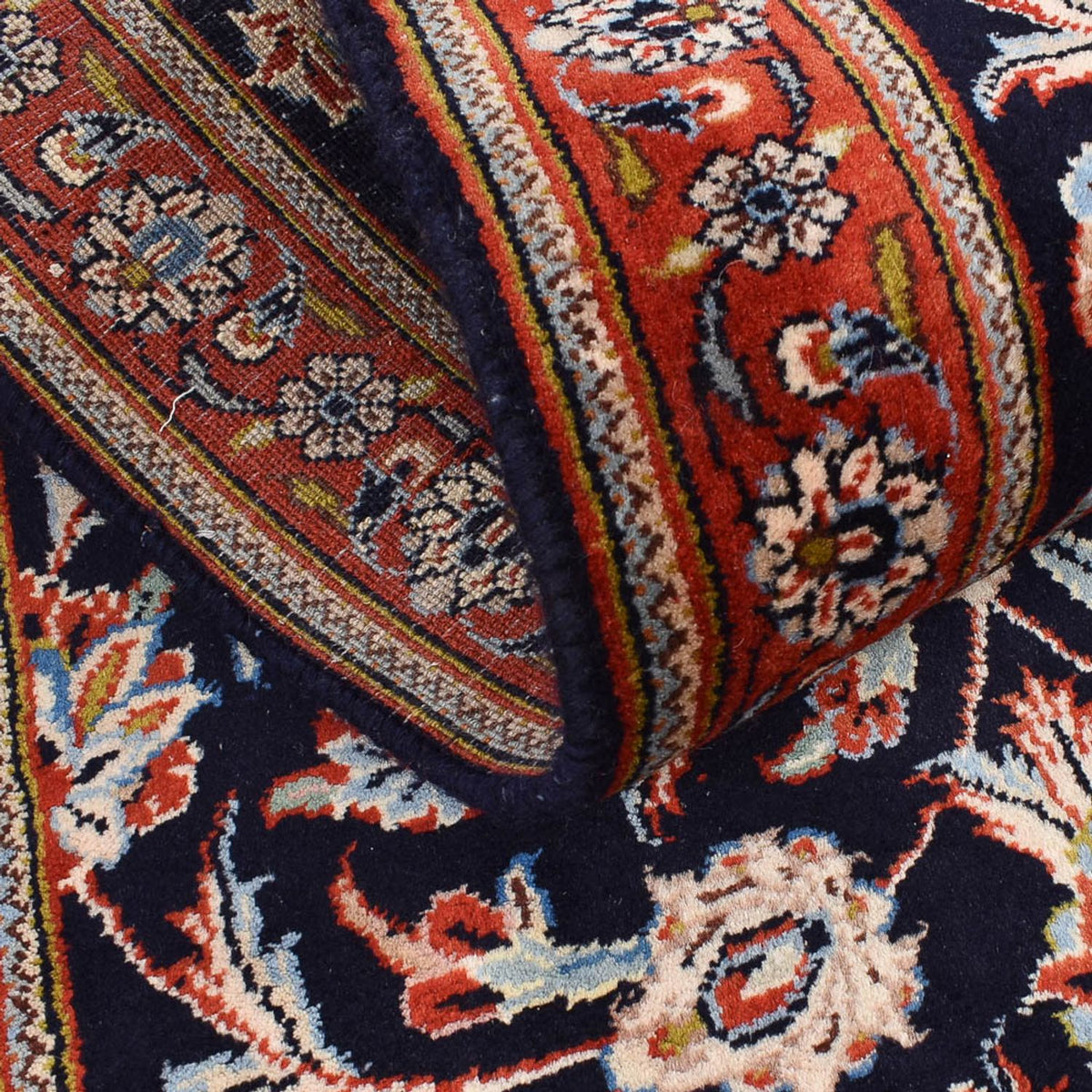 Biegacz Dywan perski - Klasyczny - 344 x 73 cm - ciemnoniebieski