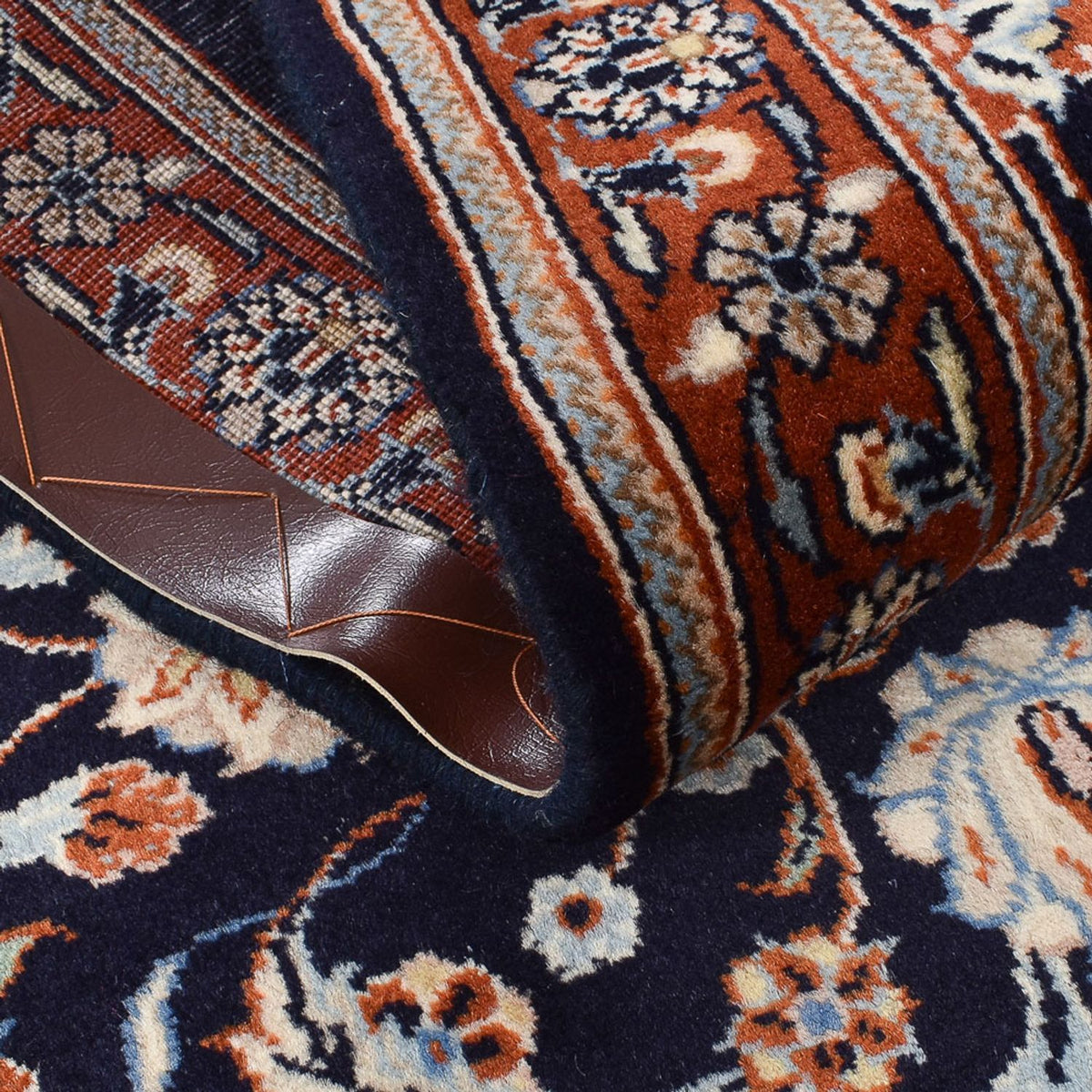 Biegacz Dywan perski - Klasyczny - 335 x 77 cm - ciemnoniebieski