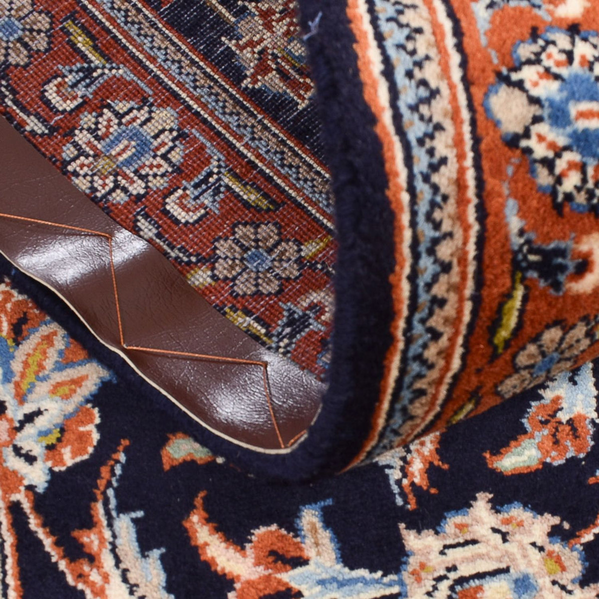 Biegacz Dywan perski - Klasyczny - 334 x 74 cm - ciemnoniebieski