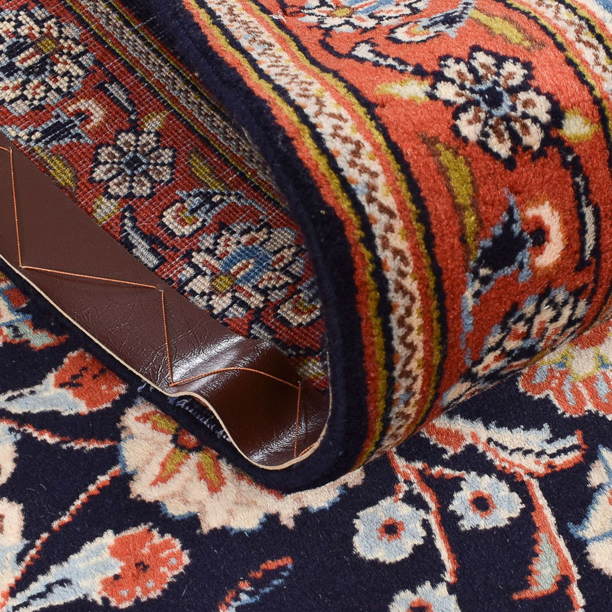 Biegacz Dywan perski - Klasyczny - 344 x 78 cm - ciemnoniebieski