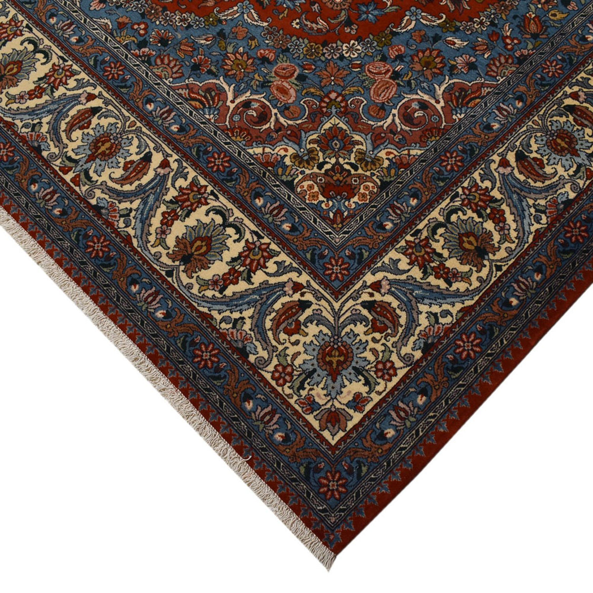 Perski dywan - Nomadyczny - 302 x 207 cm - czerwony