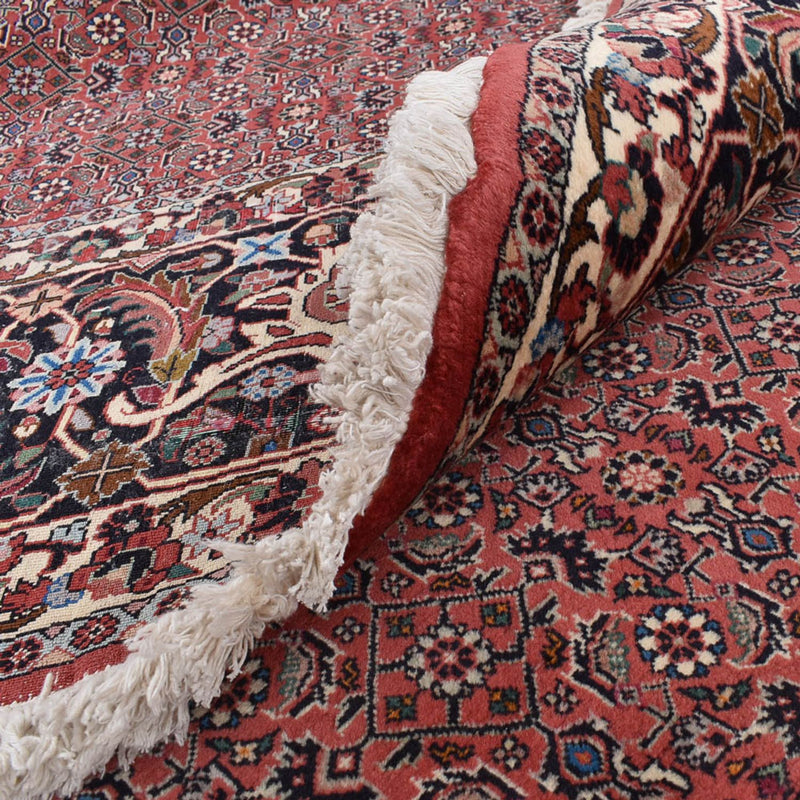 Dywan perski - Bijar okrągły  - 400 x 400 cm - rdza