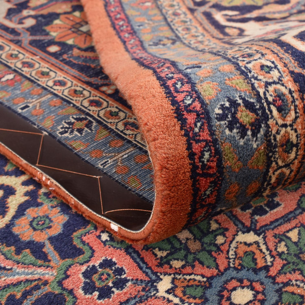 Dywan perski - Bijar - 398 x 302 cm - ciemny beż