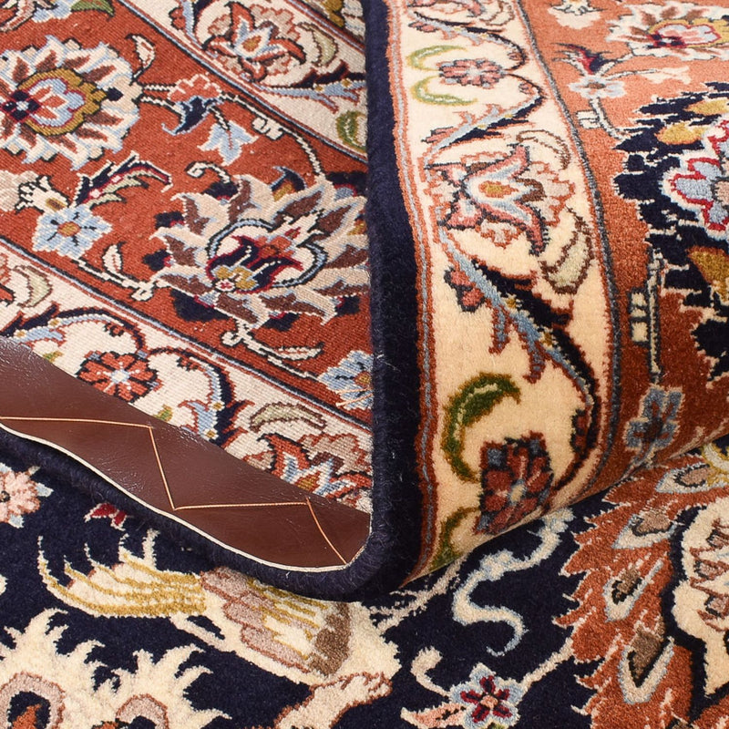 Dywan perski - Bijar - 237 x 178 cm - ciemnoniebieski