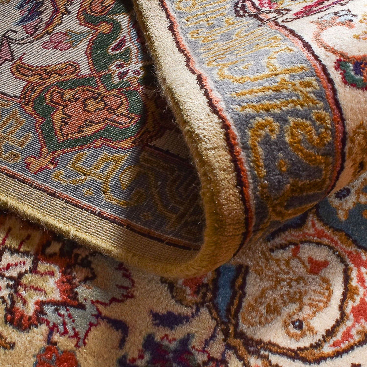 Dywan perski - Keshan - 334 x 240 cm - piaskowy