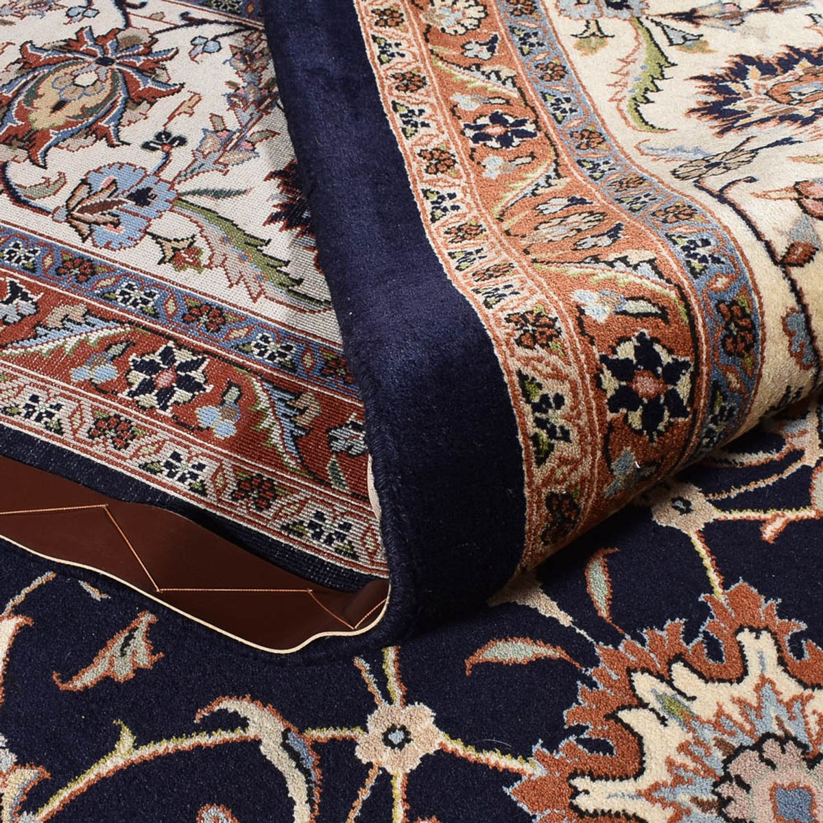 Dywan perski - Klasyczny - Royal - 389 x 304 cm - ciemnoniebieski