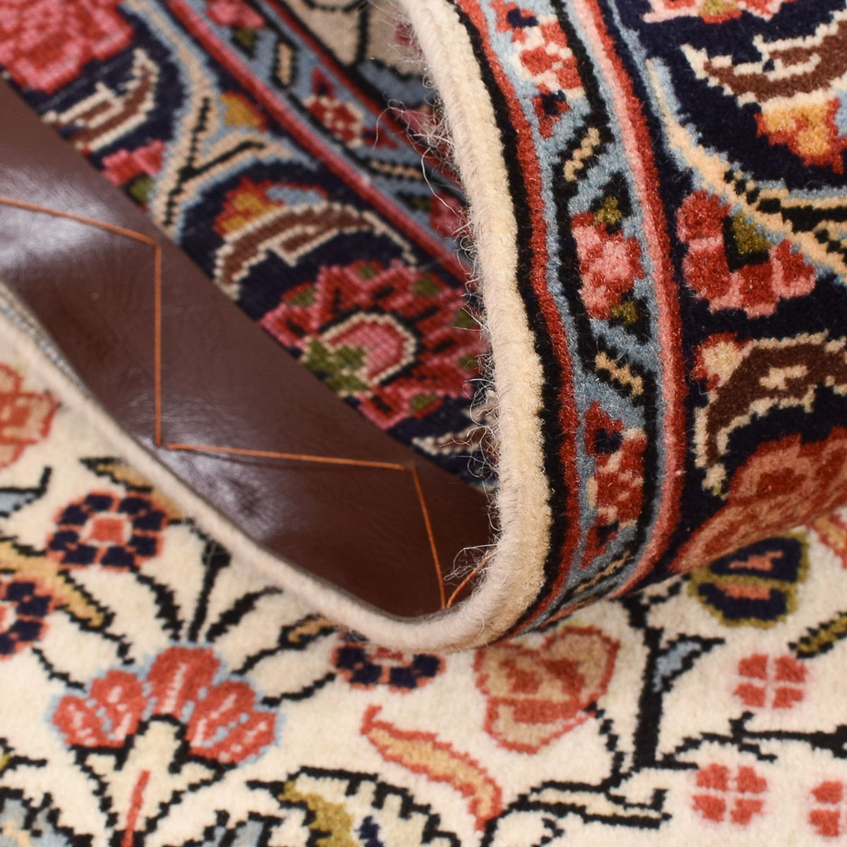 Biegacz Dywan perski - Bijar - 314 x 55 cm - beżowy