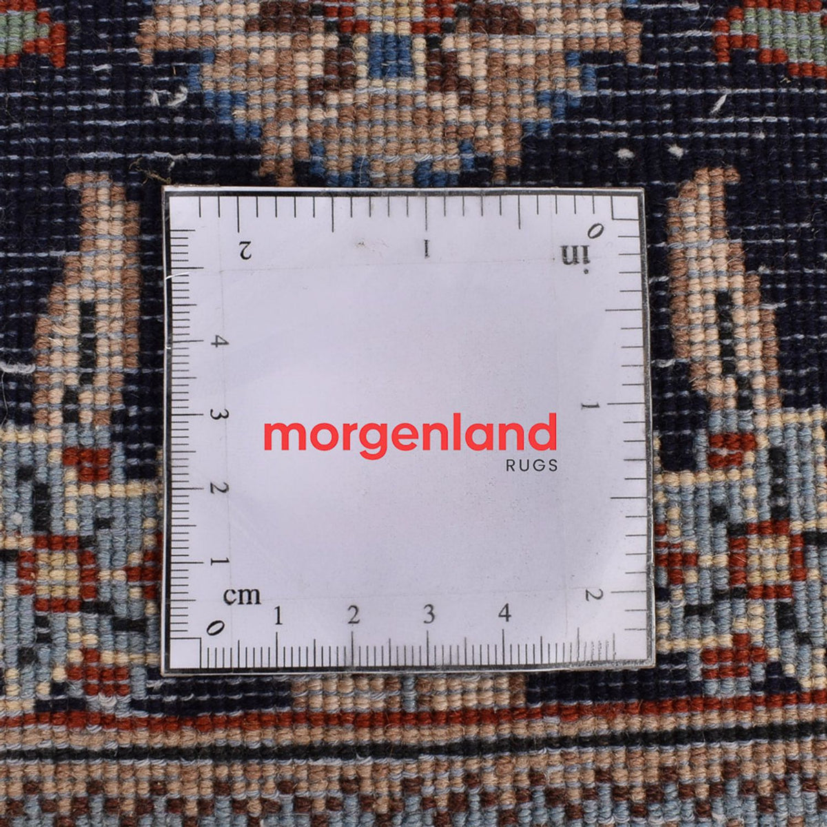 Biegacz Dywan perski - Keshan - 338 x 78 cm - ciemnoniebieski