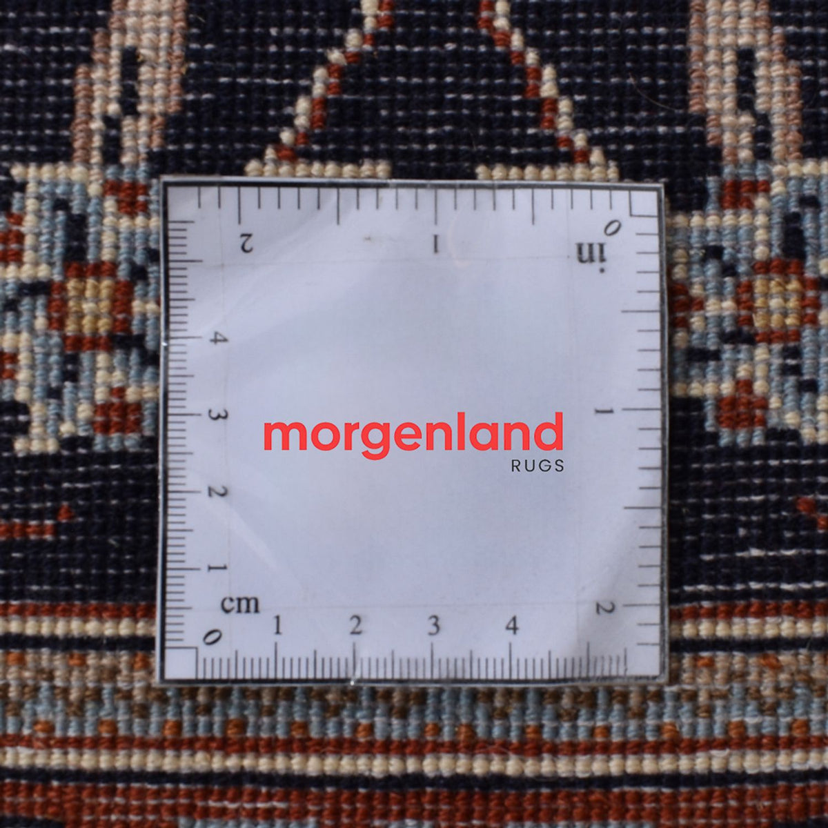 Biegacz Dywan perski - Keshan - 338 x 75 cm - ciemnoniebieski