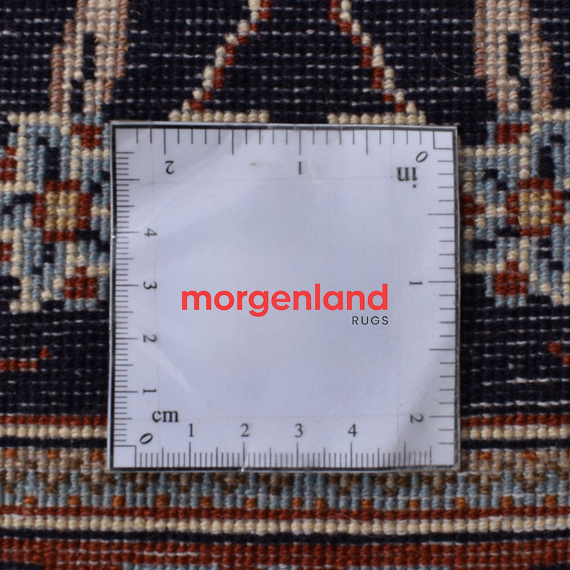 Biegacz Dywan perski - Keshan - 338 x 75 cm - ciemnoniebieski