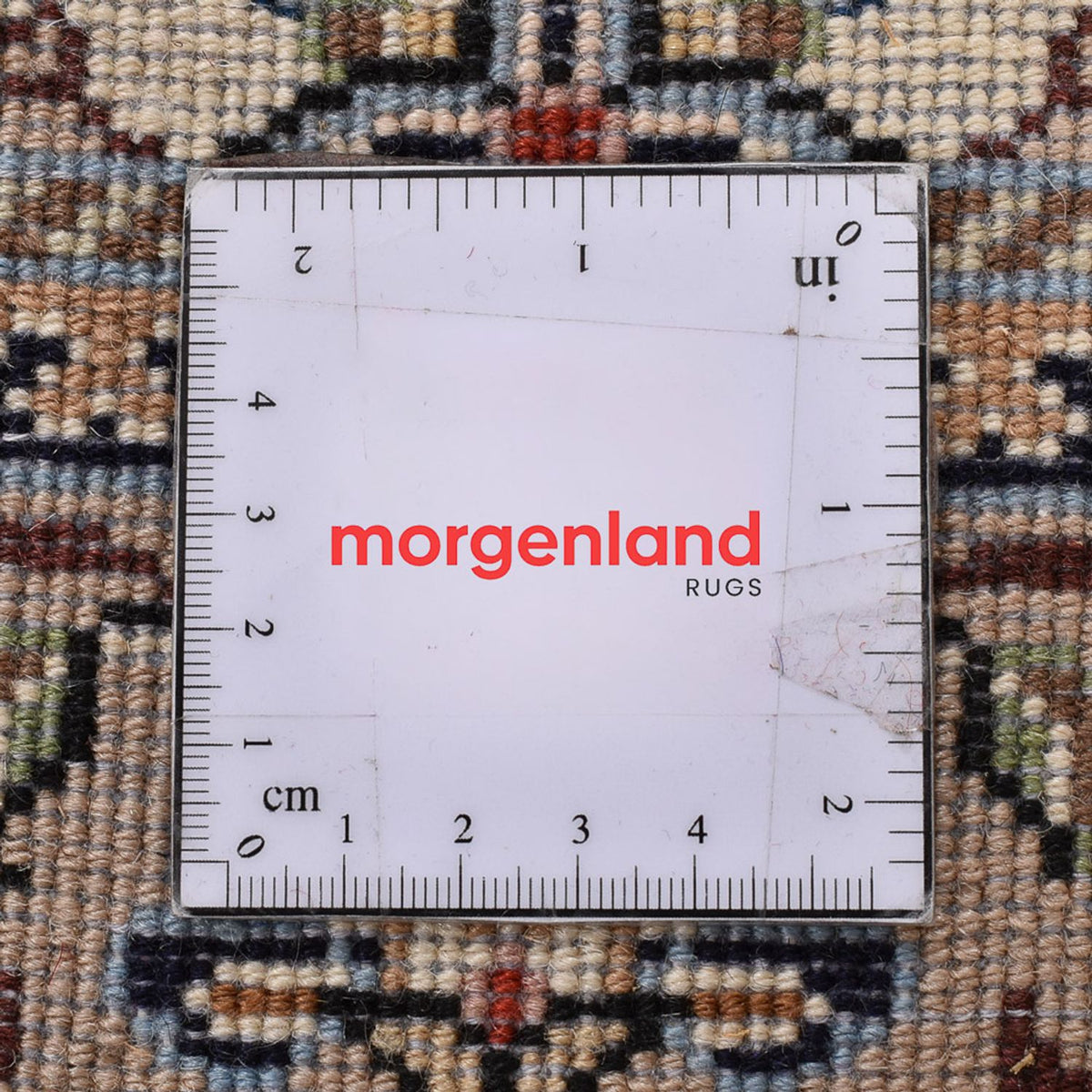 Biegacz Dywan perski - Keshan - 373 x 79 cm - beżowy