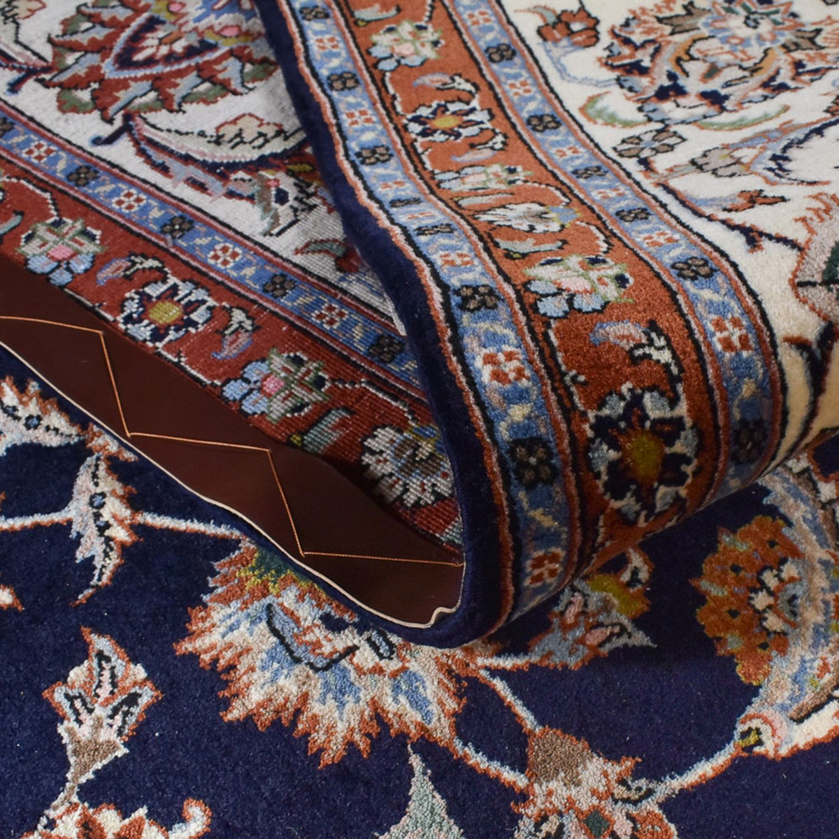 Dywan perski - Klasyczny - Royal - 336 x 248 cm - ciemnoniebieski