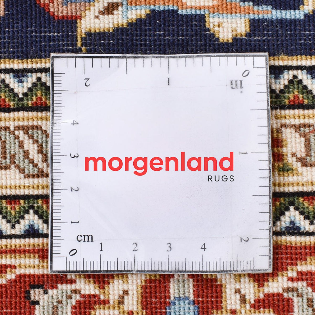 Perski dywan - Ghom - Królewski - 204 x 133 cm - ciemnoniebieski